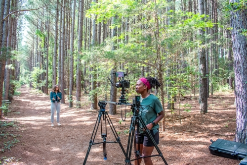 Carley Spoken Word wide shot